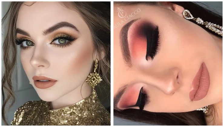 maquillaje social de noche