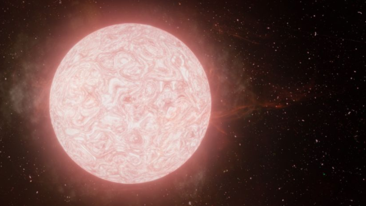 Supergigante roja explosión