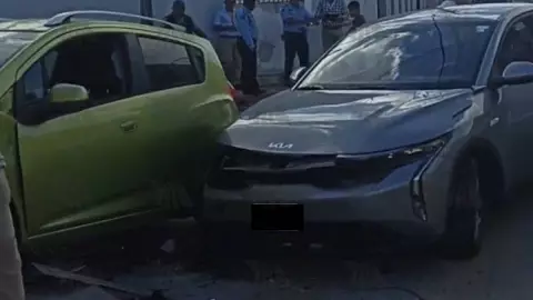 ¡Atención! Fuerte ACCIDENTE en calles del centro de Mérida deja caos vial