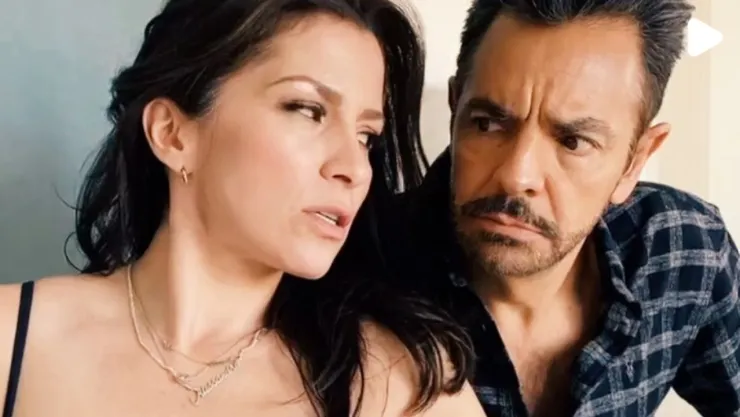 Alessandra Rosaldo prohíbe a Eugenio Derbez hablar de Victoria Ruffo.