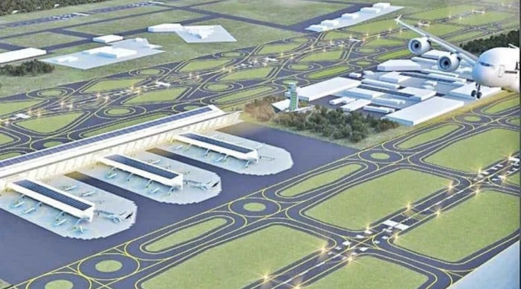Se prevé que la nueva terminal de Santa Lucía sea inaugurada a finales del 2021. Imagen: Twitter