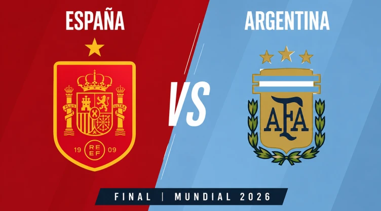 España vs Argentina, Gran Final de la Copa Mundial de la FIFA 2026.