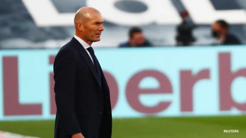 Zinedine Zidane, técnico del Real Madrid