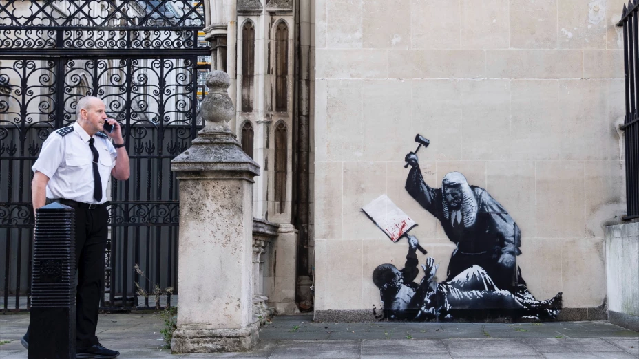 Mural de Banksy