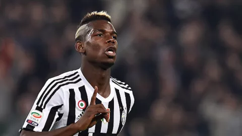 Paul Pogba con la camiseta de Juventus Serie A