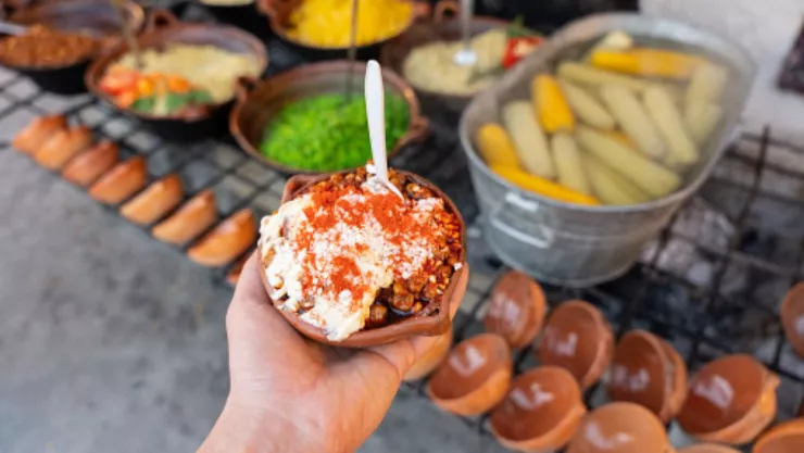 Fería del elote en Topilejo