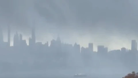 Caída de nieve en Nueva York