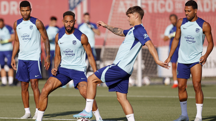 Entrenamiento del Atl&eacute;tico de Madrid