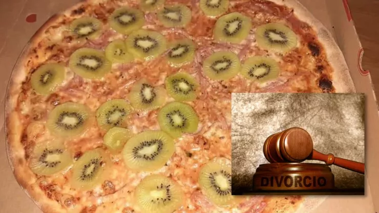 Pizza con kiwi