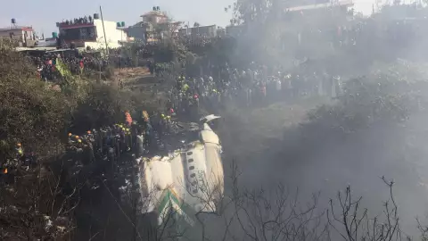 accidente de avión en nepal