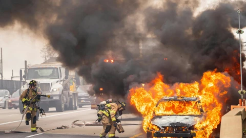 Guía básica de seguridad ante incendios en vehículos