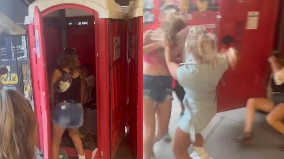 VIDEO Brutal pelea de mujeres en los baños del concierto de Morgan Wallen en Pittsburgh, EU