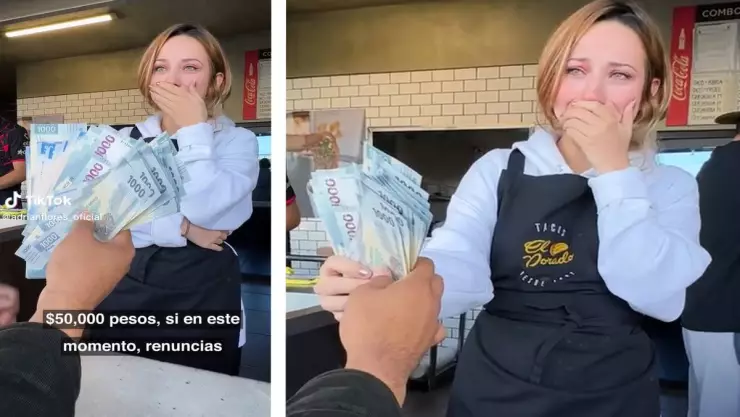 Joven renuncia por 50 mil pesos