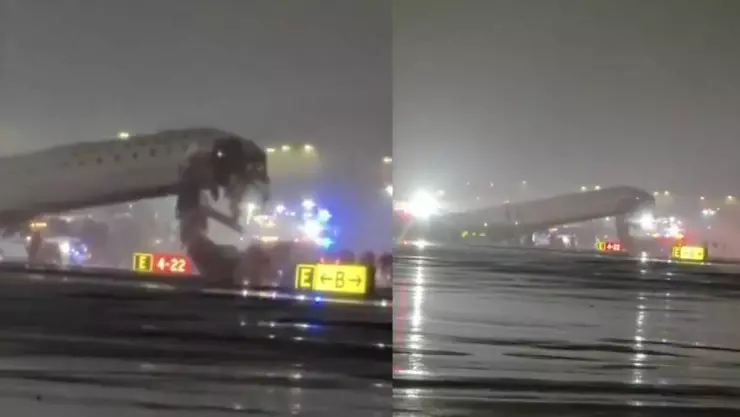 ¡TRAGEDIA! Choca avión contra camión de bomberos y deja 2 muertos; así ocurrió