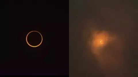 Eclipse Solar en Quintana Roo 2023: Fotos y videos del anillo de fuego en Bacalar y Chetumal