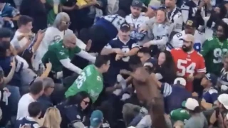 La pelea entre los Cowboys y los Eagles