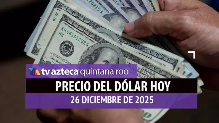 precio del dólar hoy 26 de diciembre de 2025