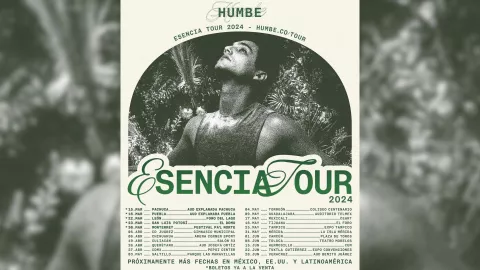 Cartel oficial y fechas del ‘Esencia Tour 2024' de Humbe
