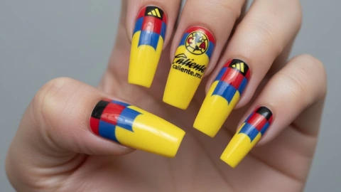 7 diseños de uñas inspiradas en el Club América que pueden ir en cualquier forma: se ven lindas en cortas o largas
