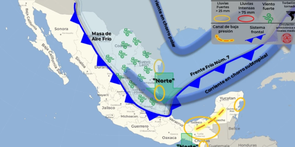clima mexico 4 de noviembre