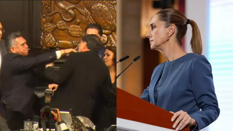 Pelea entre Alito Moreno y Fernández Noroña.