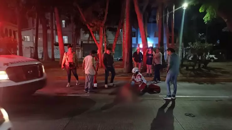 ¡Aparatoso! Atropellan a mujer en avenida Díaz Mirón, en Veracruz; esto se sabe