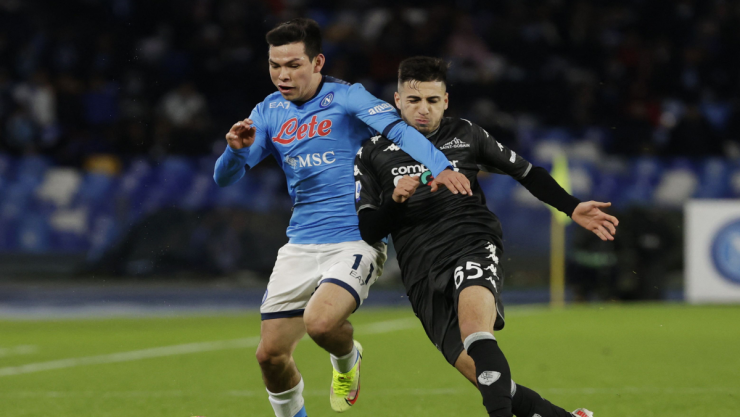 Chucky Lozano ante el Empoli