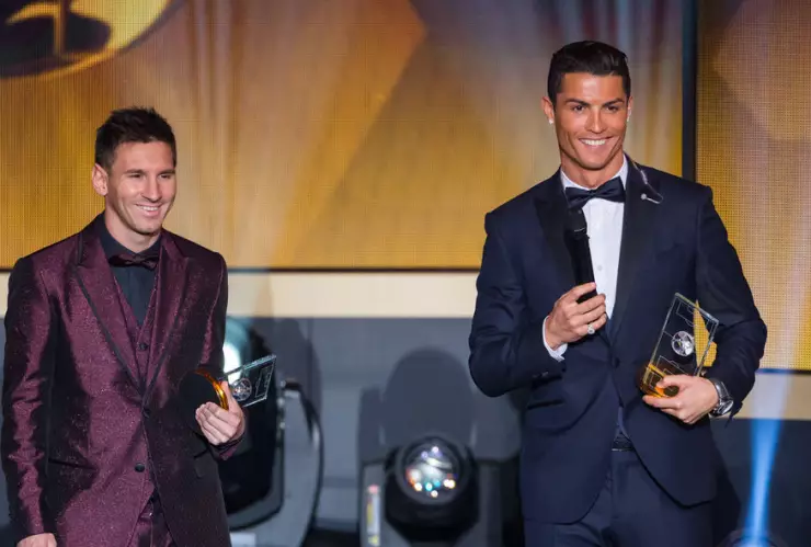 Lionel Messi y Cristiano Ronaldo
