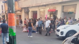 Atropellan a una mujer en pleno Centro de Cuernavaca.