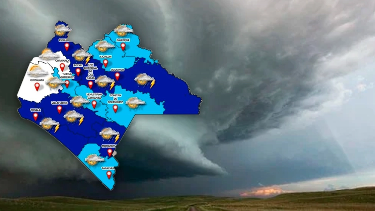 Onda tropical No. 10 ocasionará lluvias fuertes en estos municipios en Chiapas ¡Alerta Azul en 7 regiones!