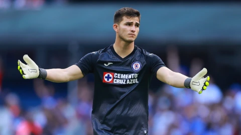 Sebastián Jurado con el Cruz Azul