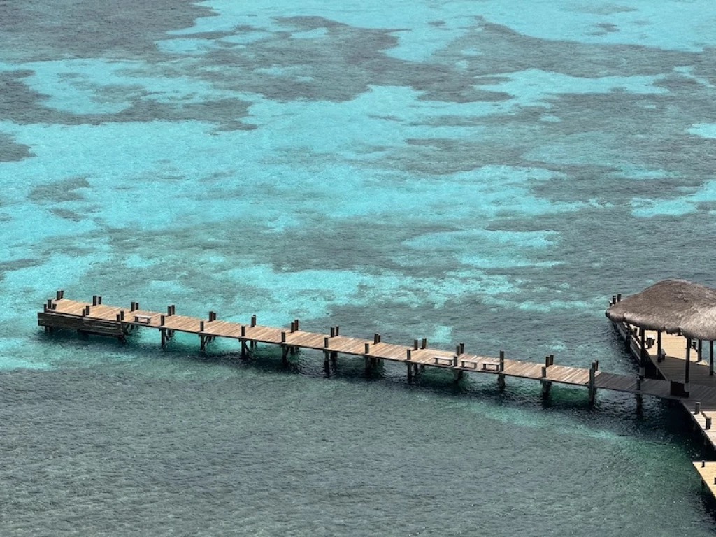 impression isla mujeres muelle