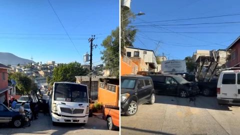 Se queda sin frenos y provoca carambola en el Florido.png