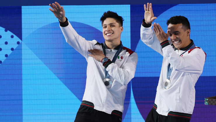 Osmar Olvera y Juan Manuel clavados París 2024