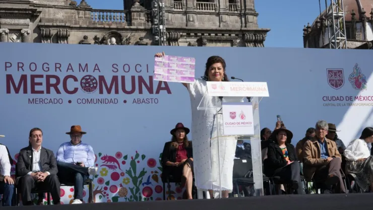 Clara Brugada dio luz verde para el programa social Mercomuna.