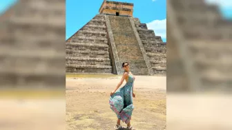 ¡Qué gran postal nos regaló Kristal Silva! La conductora lució fresca y posó en una de las maravillas más importantes de México. ¿Qué te parece su increíble estilo?