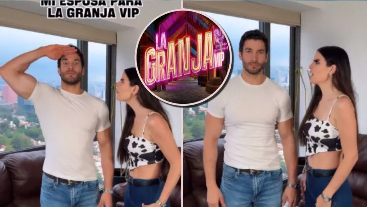 Así se ‘entrena’ Kike Mayagoitia para La Granja VIP con su esposa.
