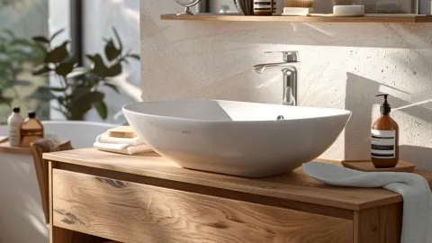 4 alternativas para sustituir el lavabo del baño por diseños estilo spa