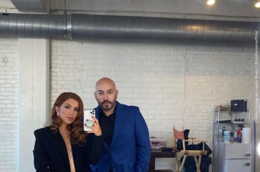 Lupillo Rivera y Giselle Soto de gala.jpg