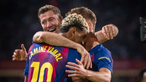 Barcelona con Lamine Yamal