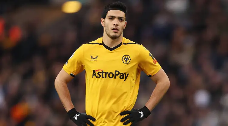 Raúl Jiménez con el Wolverhampton
