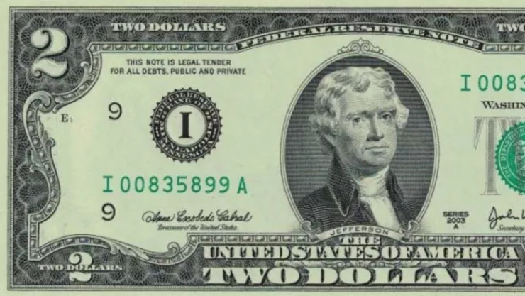 ¡Checa bien! Billete de 2 dólares podría valer más de 70 mil pesos