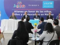 Claudia Mollinedo condujo el evento en el que UNICEF y Juguetón suman sus esfuerzos en pro de la niñez que esté en territorio mexicano.