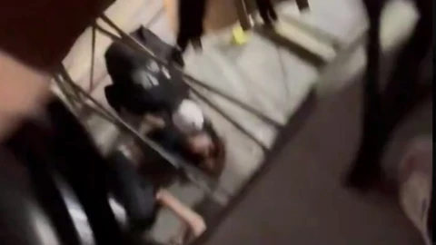 Captan momento exacto del desplome en el Palacio de los Deportes que dejó varios heridos