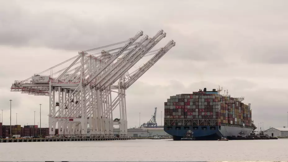 Remolcadoras en el Puerto de Baltimore, EU.