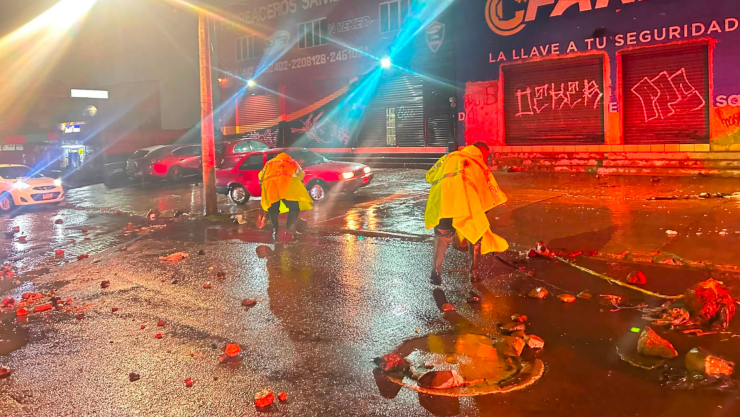 Incidentes menores por lluvias en distintos puntos en Querétaro 10 de agosto 2026