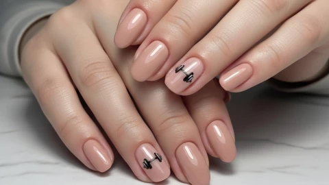 7 diseños de uñas con dibujos de mancuernas de gym: son hermosas para cualquier tipo de piel