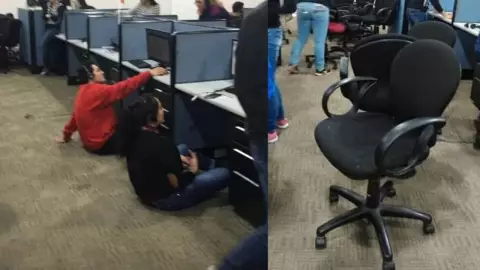 Joven exhibe que call center les quitaba las sillas si no vendían