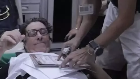 Hombre de 62 años de edad decidió ir a emitir su voto en AMBULANCIA durante las Elecciones 2024