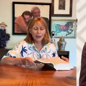 Tatiana Clouthier usa libro de AMLO para criticar a Clara Luz Flores.